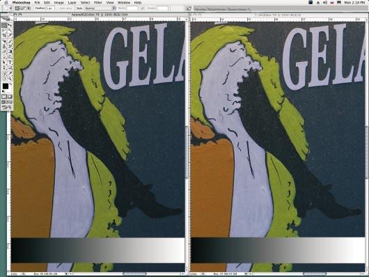 Adobe RGB 16 bitni in JPEG. V osnovnem pogledu veëjih razlik ni in jih v tiskovini tudi ne bo videti.