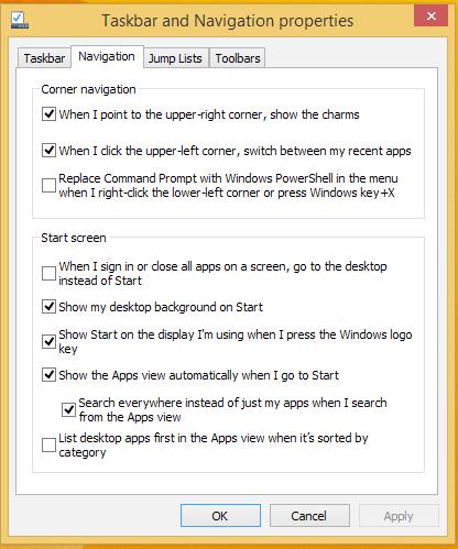 Prilagajanje začetnega zaslona Windows 8.