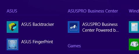 ASUSPRO Business Center ASUSPRO Business Center je središče za aplikacije, ki vključuje ekskluzivne aplikacije ASUS ter Intel Small Business Advantage (SBA), s katerimi izboljšate upravljanje