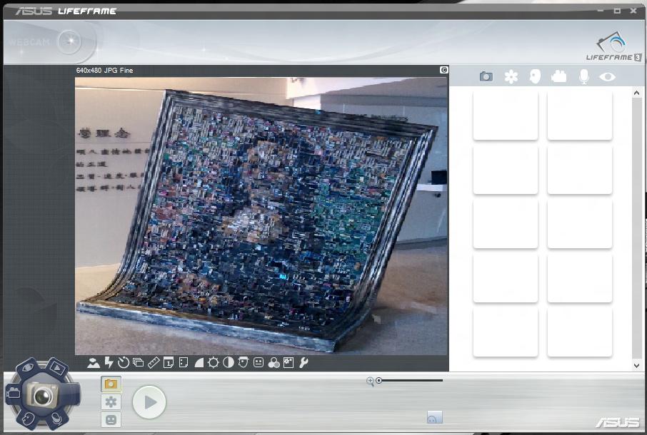 Priljubljeni programi družbe ASUS LifeFrame S programom Life Frame lahko izboljšate funkcije spletne kamere.