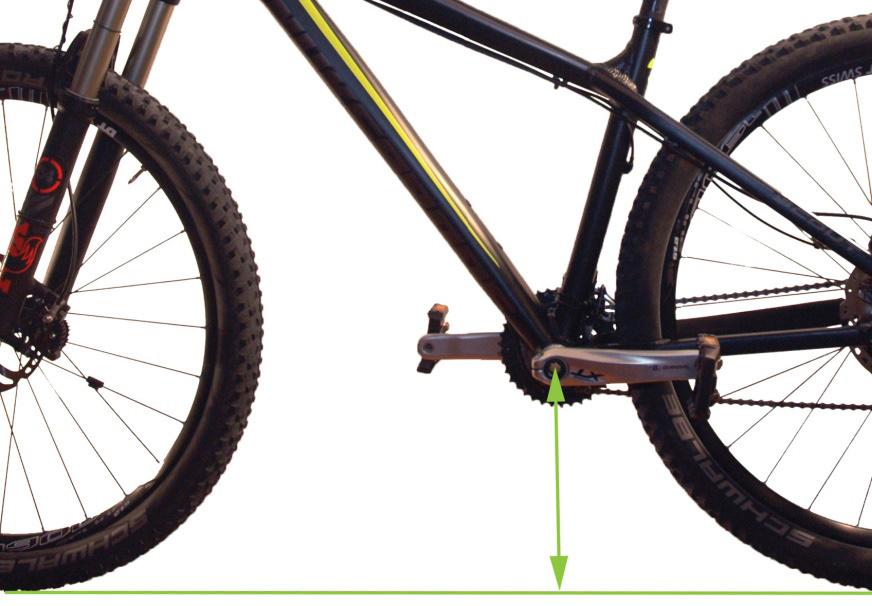 Višina gonilnega ležaja Nižja ko je razdalja od središča gonilnega ležaja do tal, bolj stabilno bo kolo, saj se s tem zniža težišče kolesa.