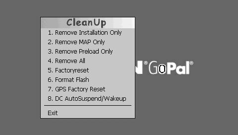 Podpora Posebna funkcija CleanUp (uporabniški vmesnik v angleščini) Funkcija CleanUp služi namenskemu brisanju podatkov brez uporabe osebnega računalnika. NASVET!