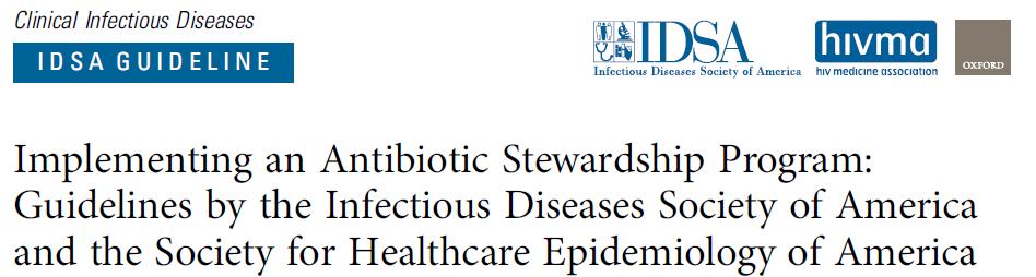 Močna priporočila Odobritev antibiotikov pred predpisom/prospektivni pregled s povratno informacijo Zmanjšanja raba antibiotikov, ki vplivajo na okužbe s Clostridium difficile