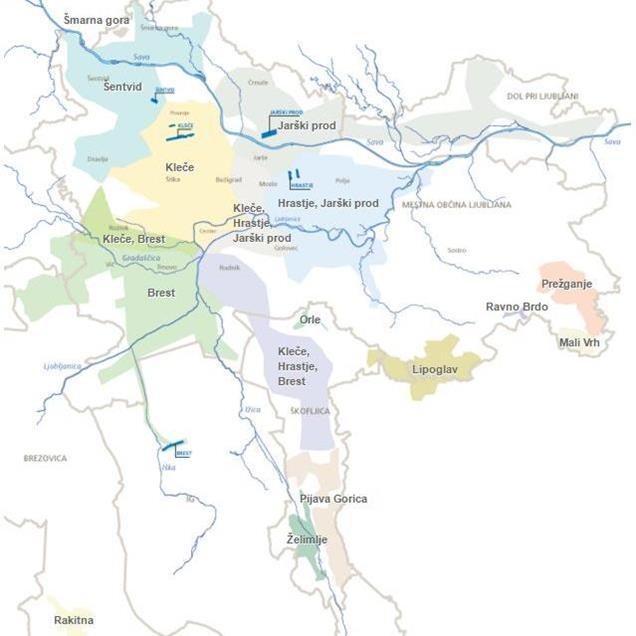 Definicija oskrbovalnega območja Oskrbovalno območje je zemljepisno določeno območje, na katerem ima pitna voda približno enake vrednosti