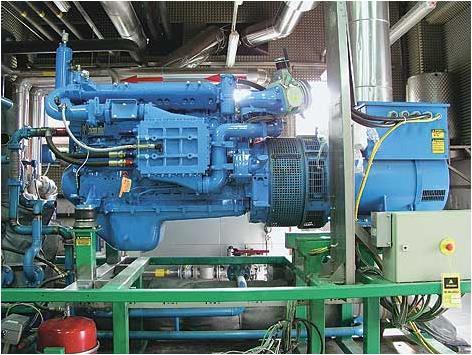 Slika 13: Sočasna proizvodnja toplotne in električne energije (kogeneracija) Sistemi s Stirlingovim motorjem Tehnologija, ki se uporablja v mikro soproizvodnih napravah na lesno biomaso, temelji na
