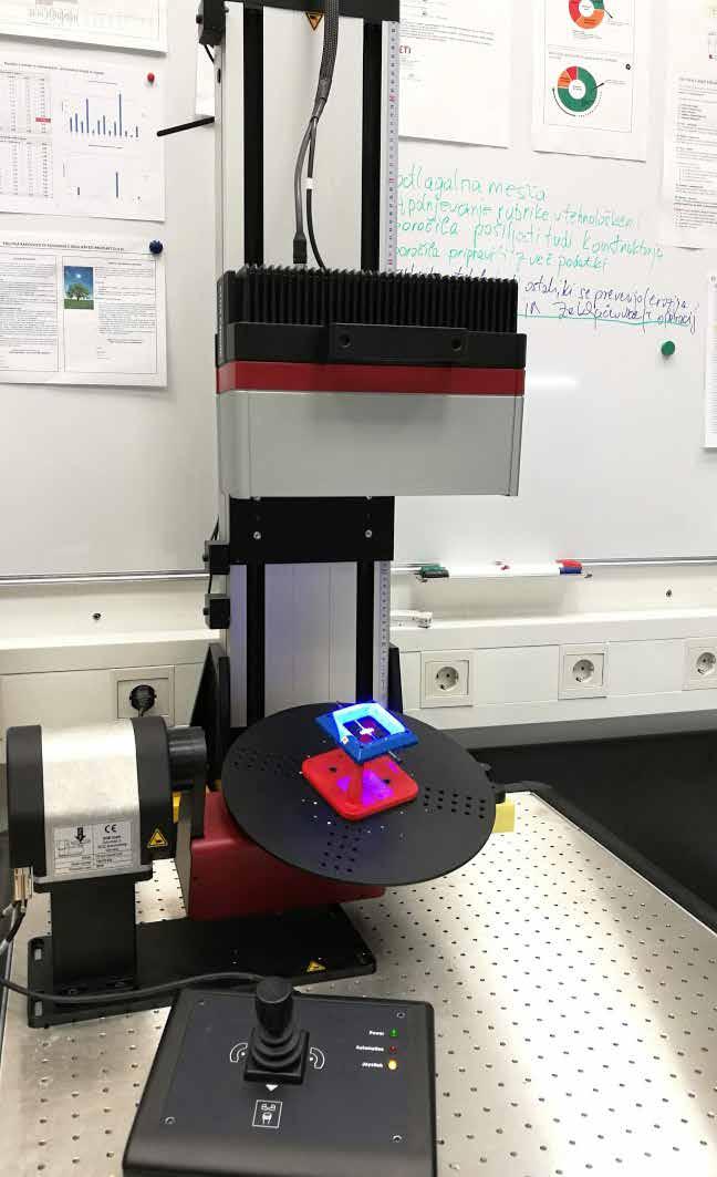 Gregor Urankar 3D optični skener V juliju 2018 je bila v merilnici v orodjarni izvedena večja naložba v nov merilni sistem, novo tehnologijo merjenja.