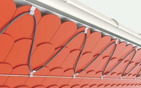 na strehah, pokritih s kovinsko plo evino so nosilci lahko: