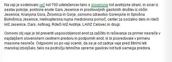Žurnal 24 (WEB), Slovenija 09.