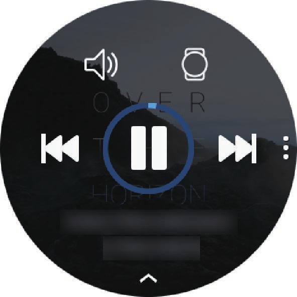 Aplikacije in funkcije Glasba Uvod Poslušajte glasbo shranjeno v Galaxy Watch in v mobilni napravi. Predvajanje glasbe Pritisnite (Glasba) na zaslonu aplikacij.