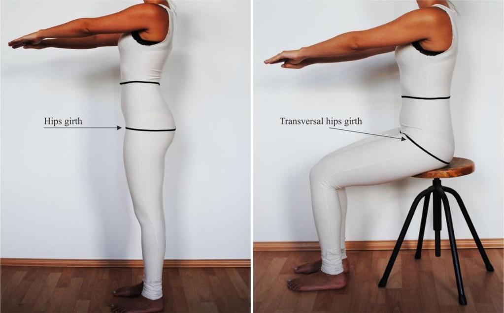 - hips girth (above thighs). It is important that the body measures are taken right.