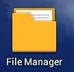 File Manager (Upravitelj datotek) Upravitelj datotek vam omogoča enostavno iskanje in upravljanje podatkov bodisi v notranjem pomnilniku ali na priključenih zunanjih napravah za shranjevanje.