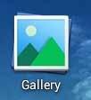 Galerija Slike in videoposnetke na Tabličnem računalniku ASUS si lahko ogledate s programom Galerija.