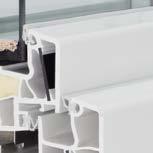 12 13 PROGRAM PVC - OKNA AJM 8000 energeto Okno za najzahtevnejše objekte, kjer se načrtuje uporaba vrhunskih materialov (gradnje s posebnimi zahtevami po energetski varčnosti, atraktivnem videzu in