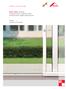 Okenska in vratna tehnologija Roto Patio Alversa Univerzalno okovje za učinkovite rešitve paralelno drsnih in nagibno drsnih sistemov Katalog za lesen