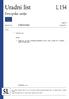 Uradni list Evropske unije L 154 Slovenska izdaja Zakonodaja Letnik junij 2017 Vsebina I Zakonodajni akti UREDBE Uredba (EU) 2017/1001 Evropske