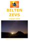 BILTEN ZEVS avgust 2018 Fotografija na naslovnici: Velika planina ponoči. Foto: Matic Cankar